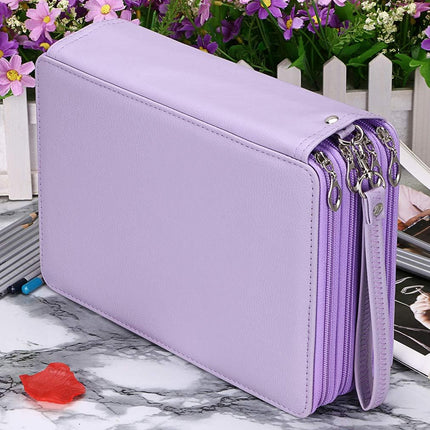 Large Capacity Foldable Pencil Case 168 Slots Pen Storage Organiser Bag