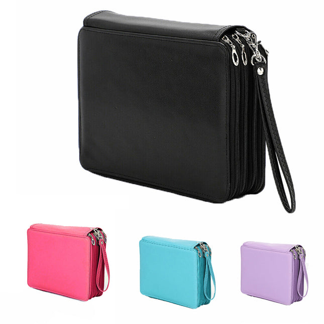 Large Capacity Foldable Pencil Case 168 Slots Pen Storage Organiser Bag