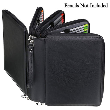 Large Capacity Foldable Pencil Case 168 Slots Pen Storage Organiser Bag