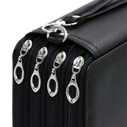 Large Capacity Foldable Pencil Case 168 Slots Pen Storage Organiser Bag