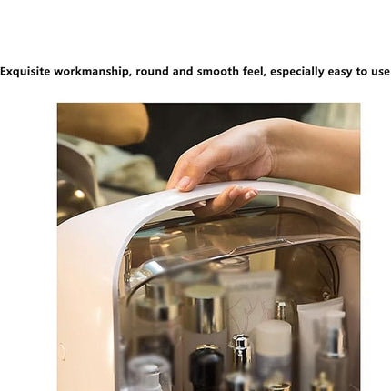 Simple Cosmetic Storage Box Large Capacity Desktop Dustproof Makeup Organizer