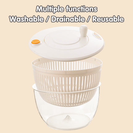 Salad Spinner Vegetable Dryer Fruit Dehydrator Multi Functional Kitchen Tool