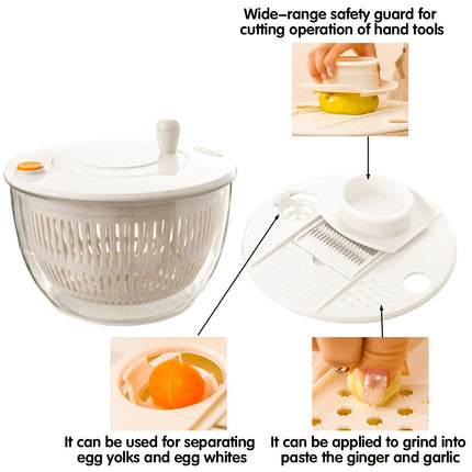 Salad Spinner Vegetable Dryer Fruit Dehydrator Multi Functional Kitchen Tool