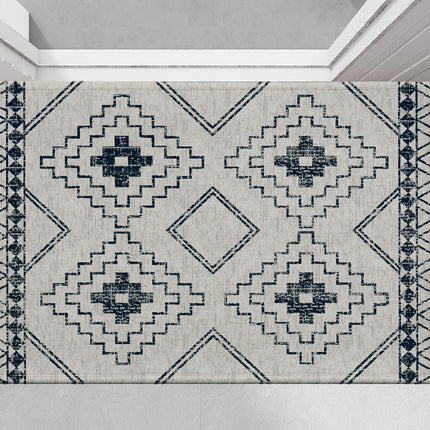 Bohemian Entryway Rug Decorative Floor Mat Indoor Outdoor Non-Slip Door Mat
