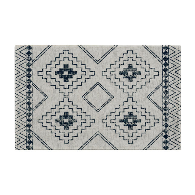 Bohemian Entryway Rug Decorative Floor Mat Indoor Outdoor Non-Slip Door Mat