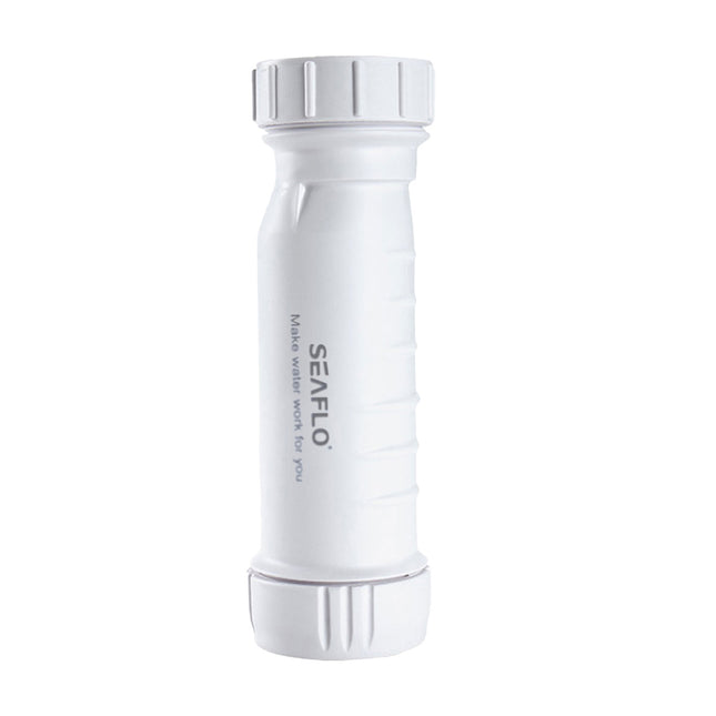 White Waterless Self Sealing Waste Valve Inline Trap Bath Basin For Caravan RV