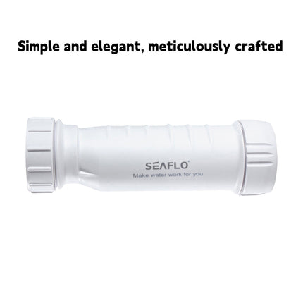 White Waterless Self Sealing Waste Valve Inline Trap Bath Basin For Caravan RV