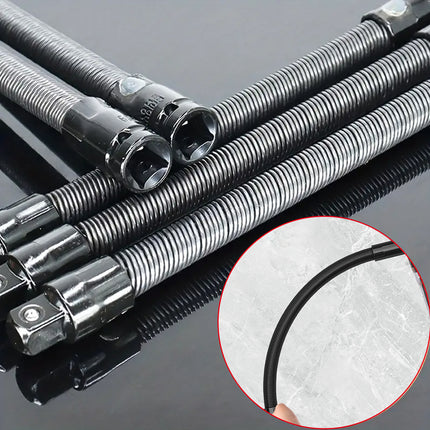 4pcs Electric Wrench Flexible Shaft Coupling Rod Spring Sleeve Universal Tool
