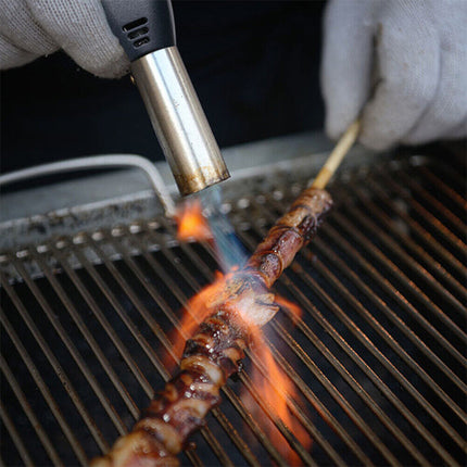 Butane Gas Blow Torch Adjustable Flame Tool for Welding Soldering and BBQ