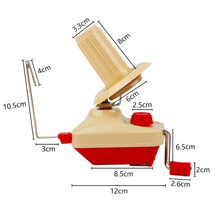 Hand Operated Yarn Winder Manual Wool Ball Winding Tool for Knitting Crochet