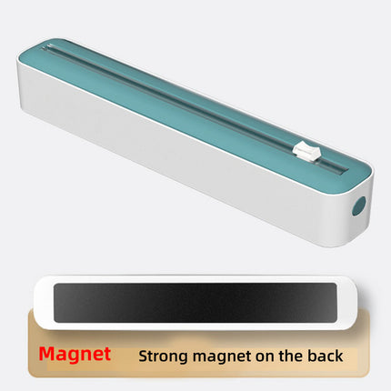 Plastic Wrap Cutter Box Wall Mounted Sliding Blade for Foil Cling Film Kitchen