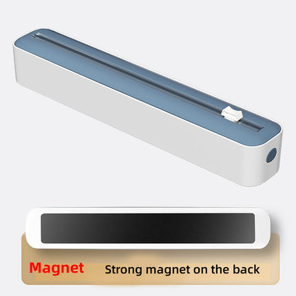 Plastic Wrap Cutter Box Wall Mounted Sliding Blade for Foil Cling Film Kitchen