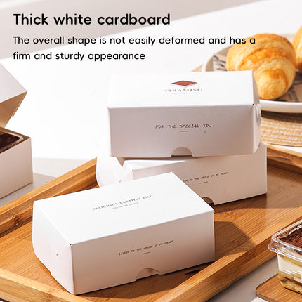 Western Dessert Presentation Box 50 Pack Tiramisu Bakery Gift Packaging Set