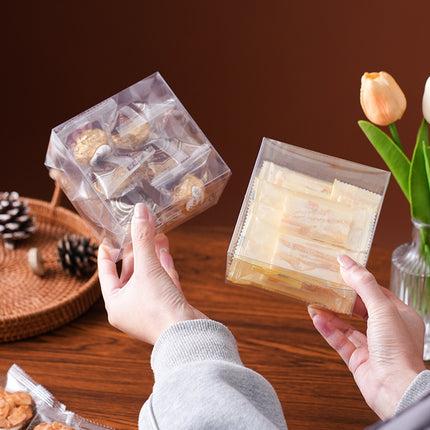 20PCS Clear Plastic Gift Boxes Square Hexagon Party Favour Packaging Display Box