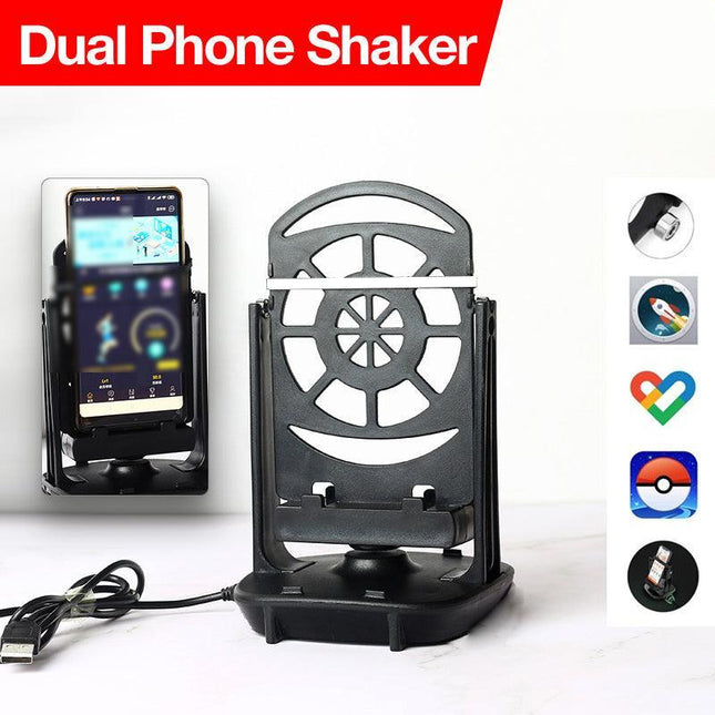 USB Dual Phone Auto Step Shaker Swing Device for Health Apps and Games