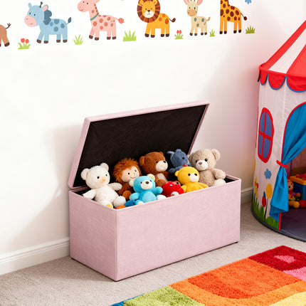 Multifunctional Living Room Storage Stool Large Capacity Foldable Space Saving