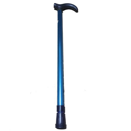 Metal Walking Stick Travel Folding Cane Pole Compact Adjustable Lightweight New - Aimall