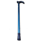 Metal Walking Stick Travel Folding Cane Pole Compact Adjustable Lightweight New - Aimall