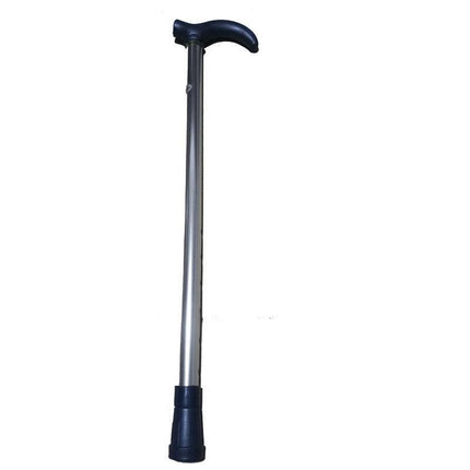 Metal Walking Stick Travel Folding Cane Pole Compact Adjustable Lightweight New - Aimall