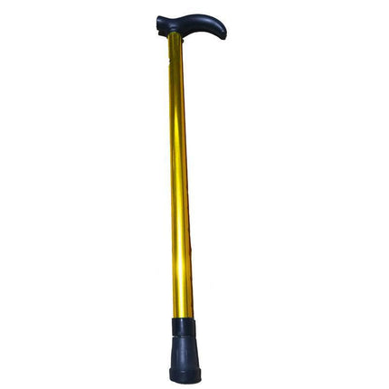 Metal Walking Stick Travel Folding Cane Pole Compact Adjustable Lightweight New - Aimall