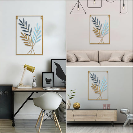 Modern Light Luxury Metal Wall Hanging Dining Living Room Bedroom Porch Decor