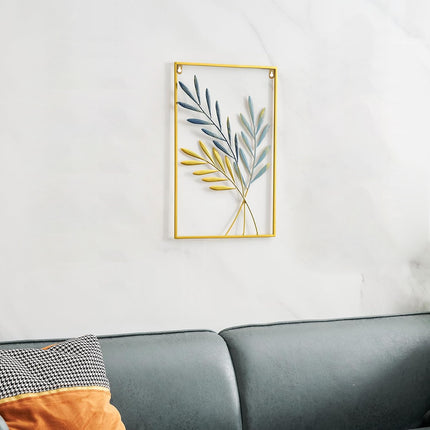 Modern Light Luxury Metal Wall Hanging Dining Living Room Bedroom Porch Decor