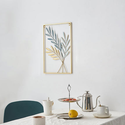 Modern Light Luxury Metal Wall Hanging Dining Living Room Bedroom Porch Decor