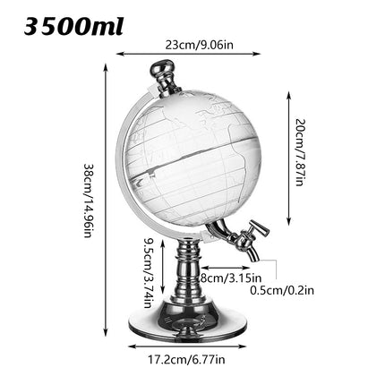 Large Capacity Plastic Beer Dispenser 3.5L Food Grade Leakproof Easy Pour