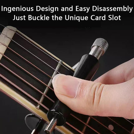 2X Tuning Tone Electric Guitar Guitar Adjustable Capo Sliding Capo Rolling Capo