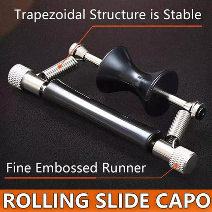 2X Tuning Tone Electric Guitar Guitar Adjustable Capo Sliding Capo Rolling Capo