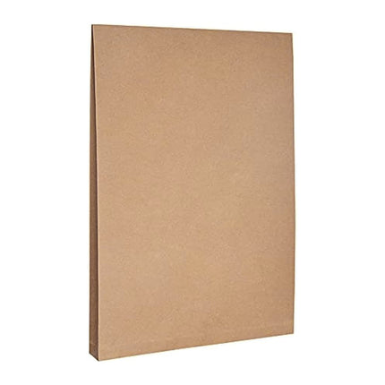 100pcs Kraft Paper File Bag Thickened Office Document Storage Envelope Durable