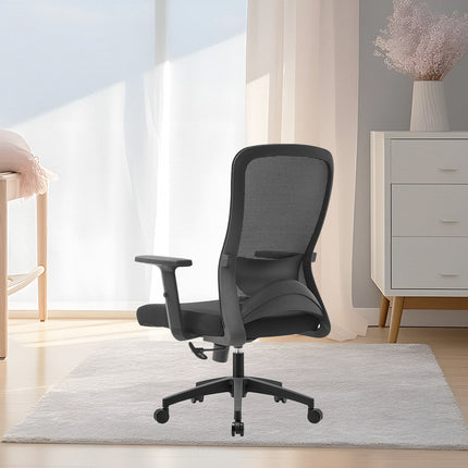 Ergonomic Mesh Adjustable Swivel Computer Desk Task Office Chair in Black