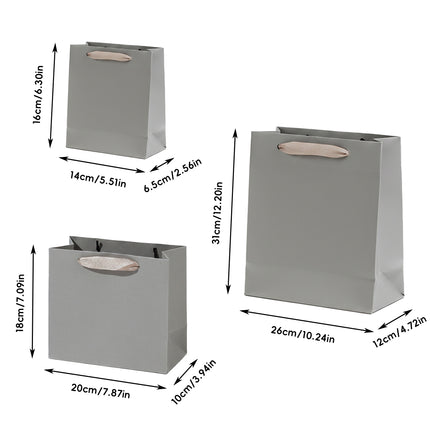 10PCS Gift Bags with Handles Wedding Party Bags High Strength Durable Paper