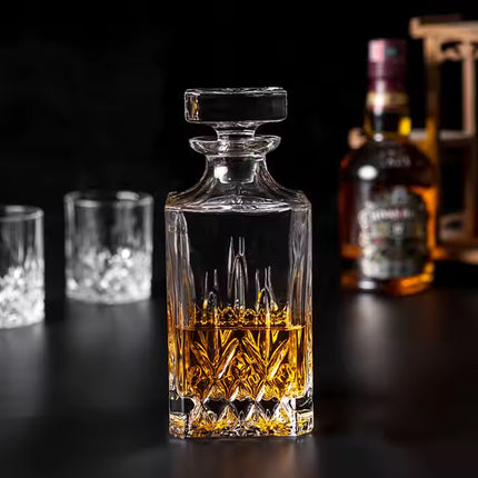 Whisky Wine Bottles Glass Wine Sets Glass Storage Container for Home Bar