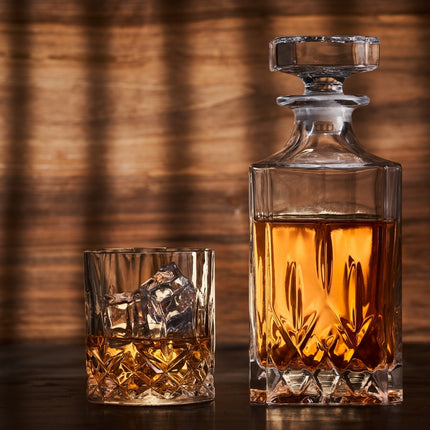 Whisky Wine Bottles Glass Wine Sets Glass Storage Container for Home Bar