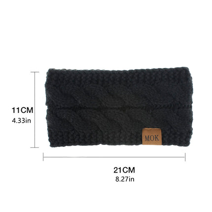 Knitted Knot Headband Head Wrap Ear Hair Band Winter Crochet Turban Women Nbm Au