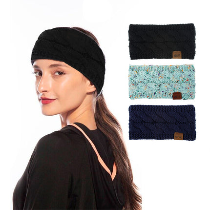Knitted Knot Headband Head Wrap Ear Hair Band Winter Crochet Turban Women Nbm Au
