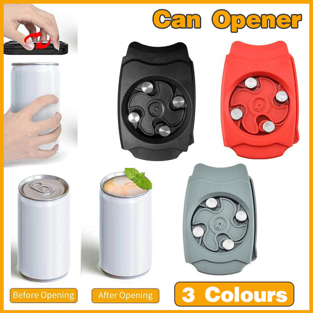Topless Can Opener Manual Kitchen Tool for Beer Soda and Tin Bottles
