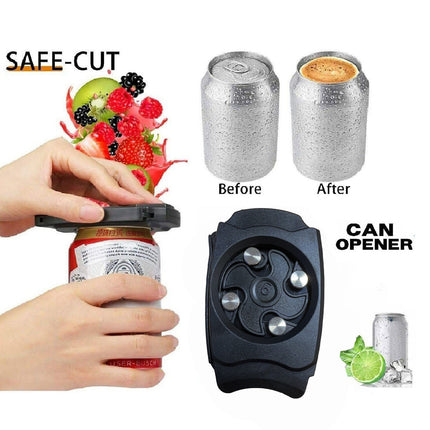 Topless Can Opener Manual Kitchen Tool for Beer Soda and Tin Bottles