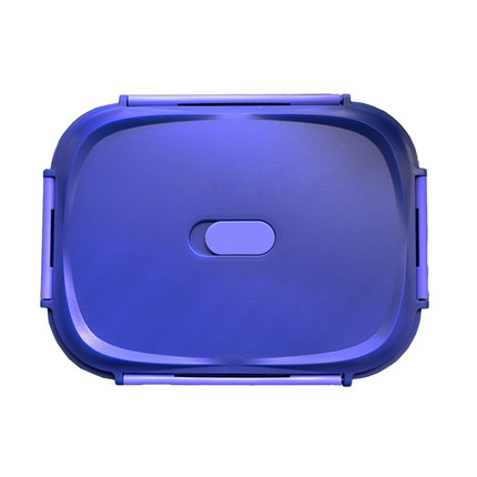 Glass Food Storage Container 1040ml Lunch Bento Box with Lid for Kitchen Prep