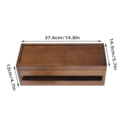 Wooden Riser With Drawer Desktop Storage Shelf Organizer For Office Supplies