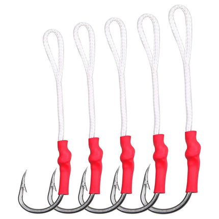 4X Twin Hook Jig Assist Hooks Fishing Lures Micro Slow Inchiku Jigs Octo Micro