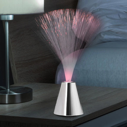 LED Colour Changing Fibre Optic Night Light Mood Lamp for Bedroom Decor