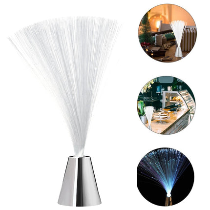 LED Colour Changing Fibre Optic Night Light Mood Lamp for Bedroom Decor