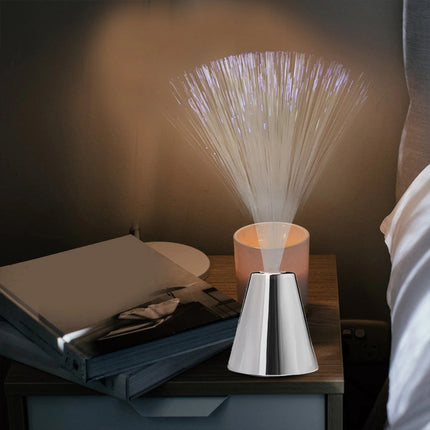 LED Colour Changing Fibre Optic Night Light Mood Lamp for Bedroom Decor