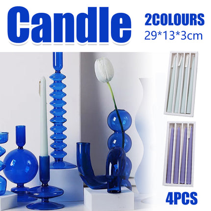 4pcs Candles Romantic Candlelight Dinner Candles Scented Candle Home Decor