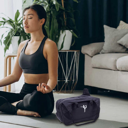 Yoga Mat Bag Large Capacity Sports Backpack Casual Gym Travel Print Backpack