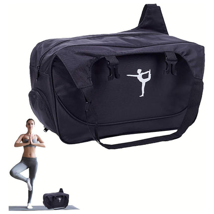 Yoga Mat Bag Large Capacity Sports Backpack Casual Gym Travel Print Backpack