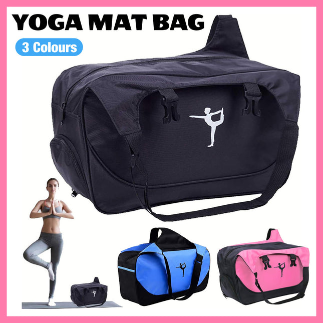 Yoga Mat Bag Large Capacity Sports Backpack Casual Gym Travel Print Backpack