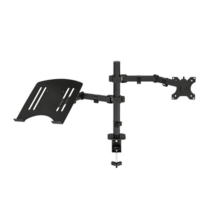 Rotating Computer Monitor Arm Laptop Stand Office Desk Mounting Holder Clamp